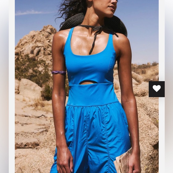 FP Movement by Free People Pants - FP Movement by Free People Blue Jumpsuit